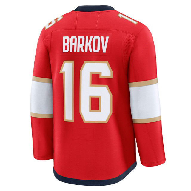 #16 Aleksander Barkov FloridaS Hockey Panthers Jersey #19 Matthew Tkachuk #13 Reinhart #9 Sam Bennett #42 Gustav Forsling #63 Brad Marchand Jerseys