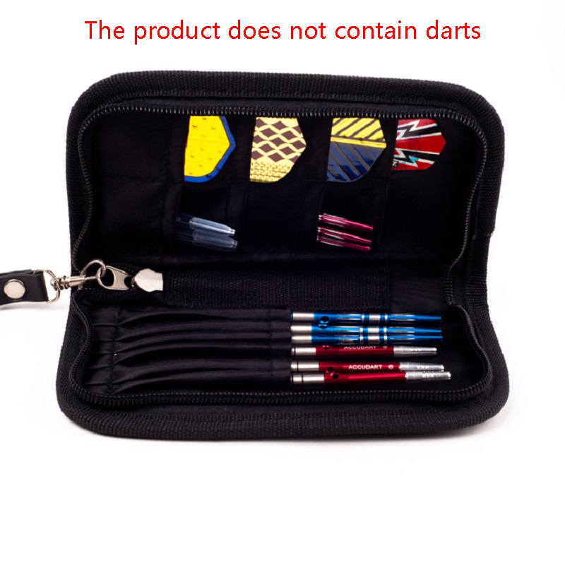 1 Piece Dart Box Professional Darts Flights Soft Tips Accessories Holder Storage Carry Bag Zipper Case Replacement Bag
