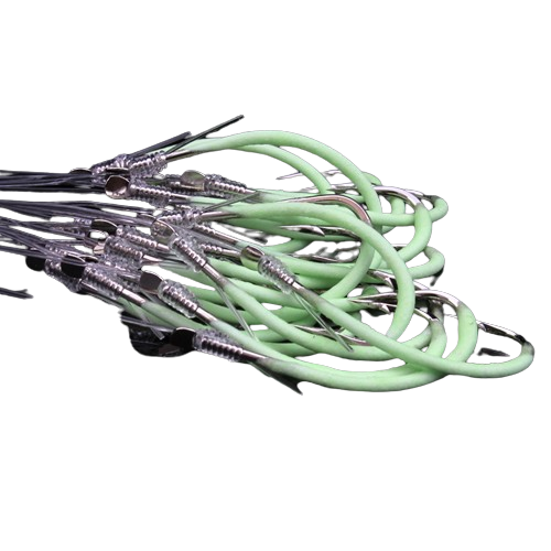 7 Sizes 1218 Luminous Hook With Line High Carbon Steel Barbed Hooks Asian Carp Fishing Gear 60 Pieces Lot WH12