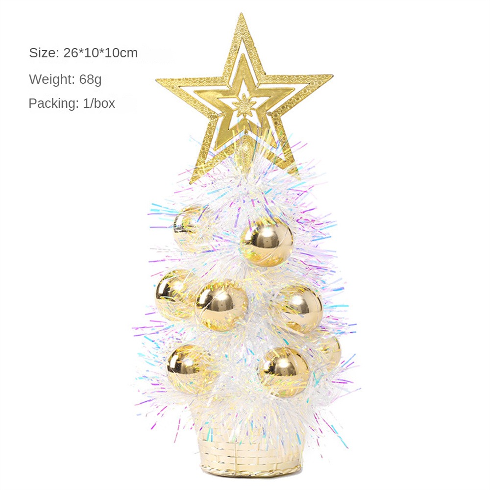 Desktop Christmas Tree Enhance 68g The Festive Atmosphere Soft And Cute Creative Eye-catching Novelty Christmas Tree Decorations smile