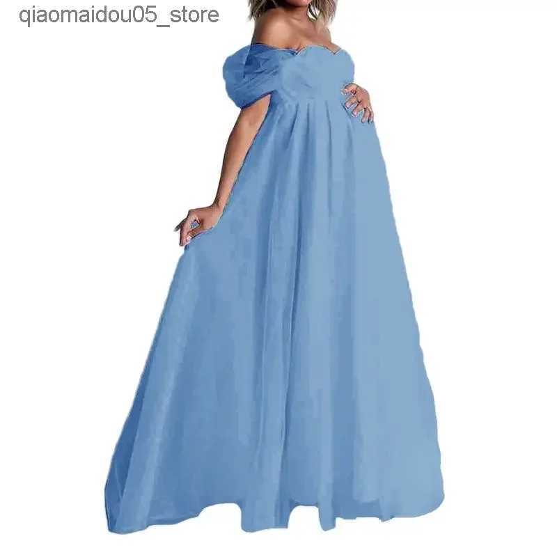 Maternity Dresses Summer Short sleeved Pregnant Womens Clothing Photo Shooting Womens Fashion Pregnant Womens Clothing White Wedding Dress Long Dress 