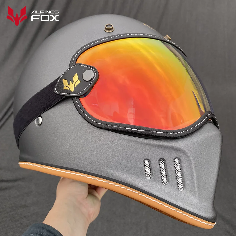 Universal Motorcycle Helmet Goggles Sunglasses Bubble Shield Visor Anti-UV Lens Fit All Vintage Retro Open Face Half Helmet