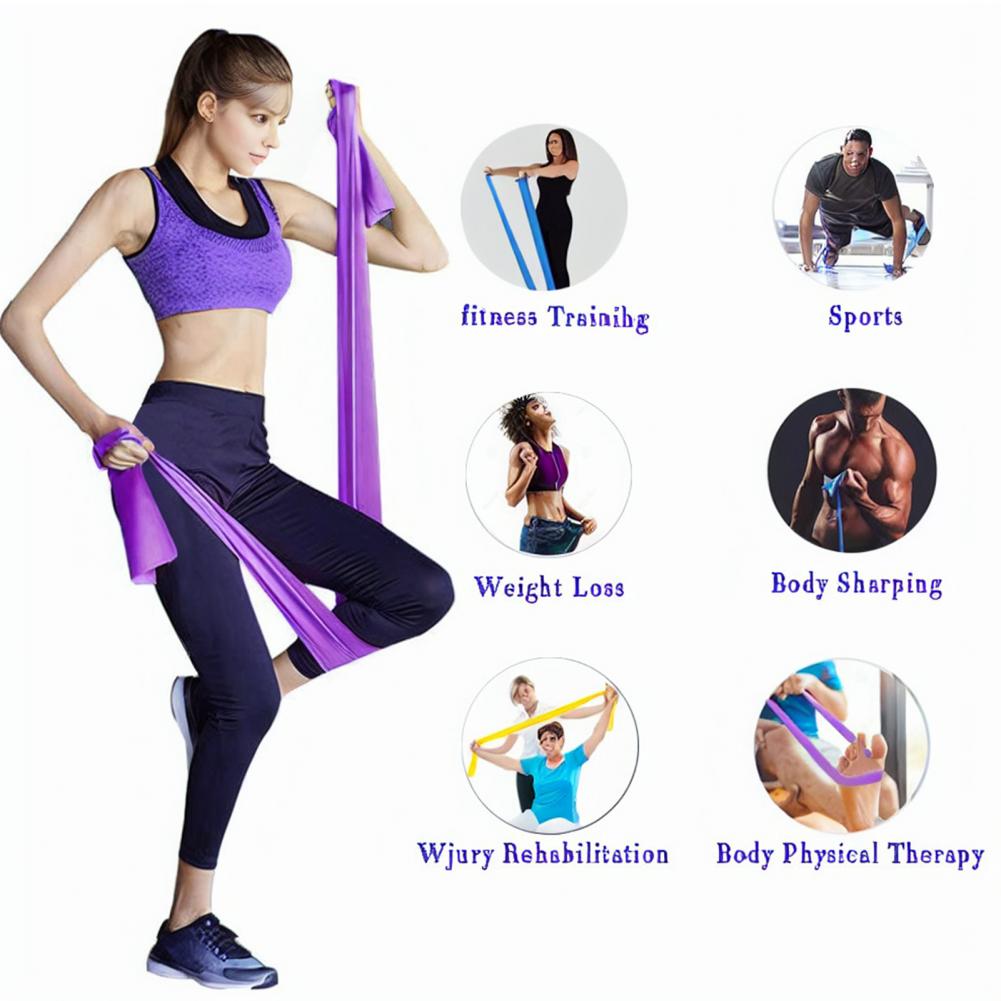 Yoga Elastic Band 3pcs Resistance Band Set for Men Women Physical Therapy Strength Training Gym Yoga Workout Exercise for Home smile