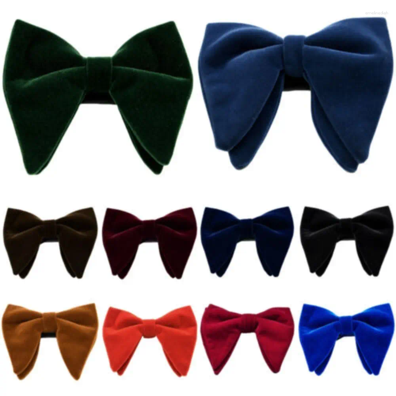 Bow Ties Veet Tie Solid Adjustable Big Necktie Wedding Party