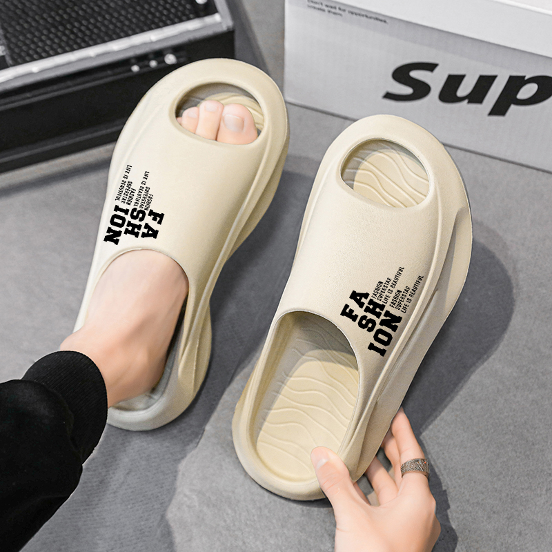 New Men Slippers Indoor Outdoor Sandals Beach Soft Sole Slides Men Casual Shoes Flip-flops Couple Home Slippers Big Size 48 49