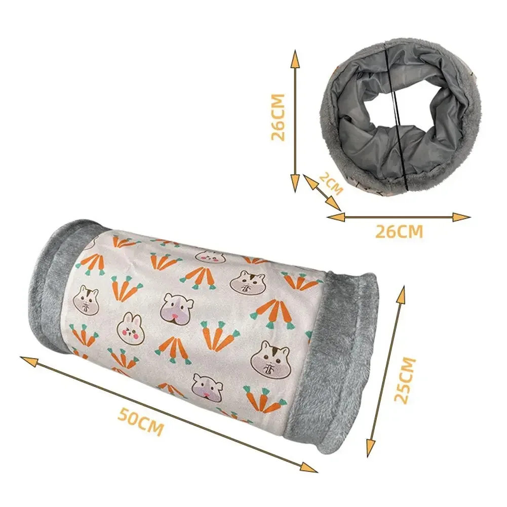 Animal Hideaway Small Tunnels Guinea-pig Activity Tunnel-tube Pet Rabbit Hamster Products Hideout Accessoies Toys Bunny