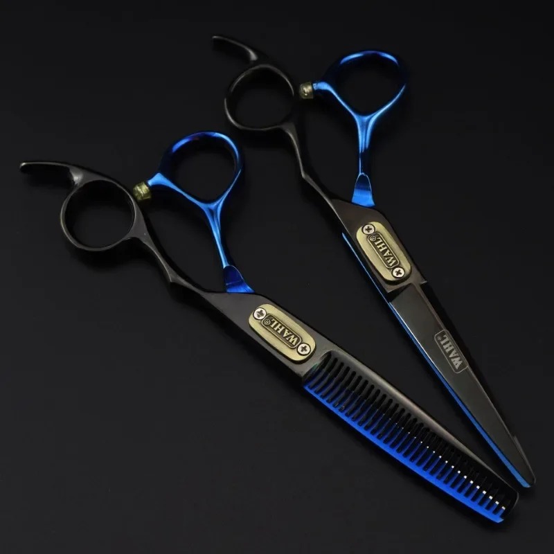 Professional Japanese 440C Steel Hair Cutting Scissors for Barbers and Hairdressers, 6 Inches, Bull Head Design dh5727163