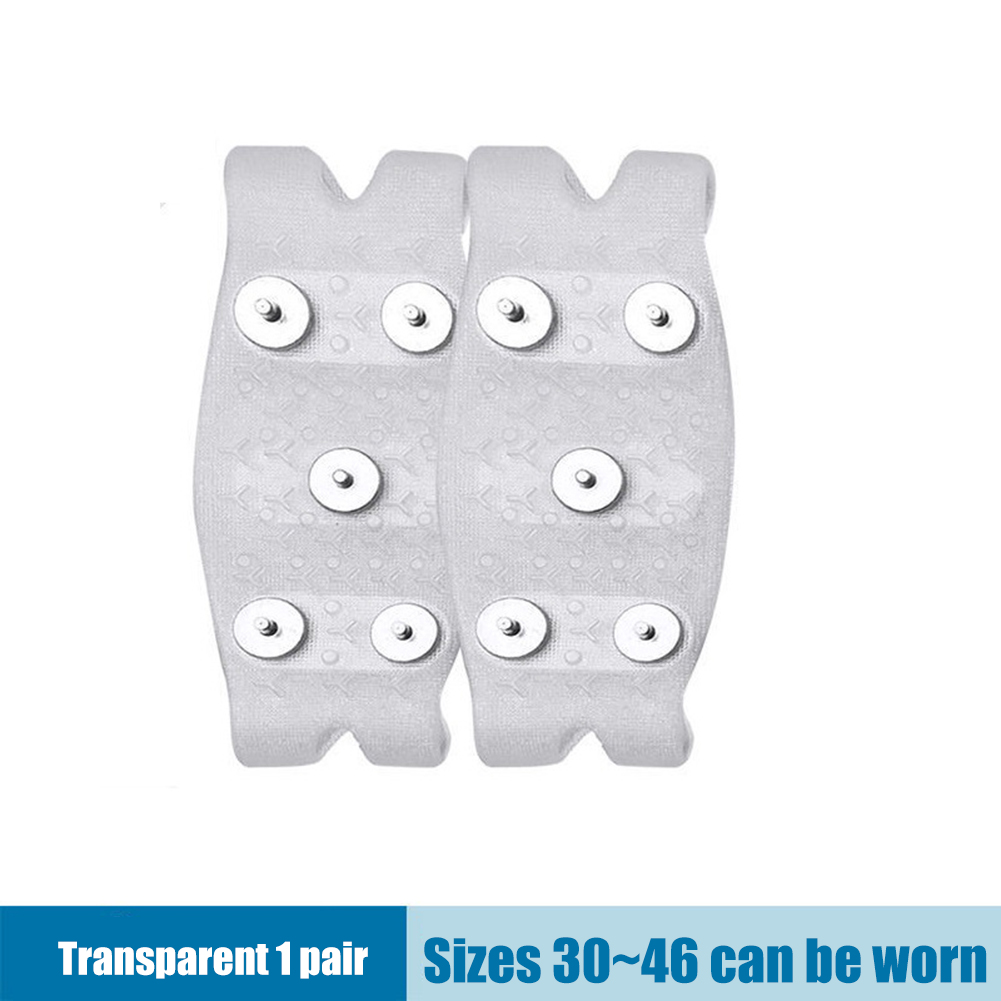 Ice Grips Cleats 5 Studs Snow Shoes Cover Anti-Skid Walking Shoes Spike Wear Resistant for Snow Walking Winter Outdoor Equipment