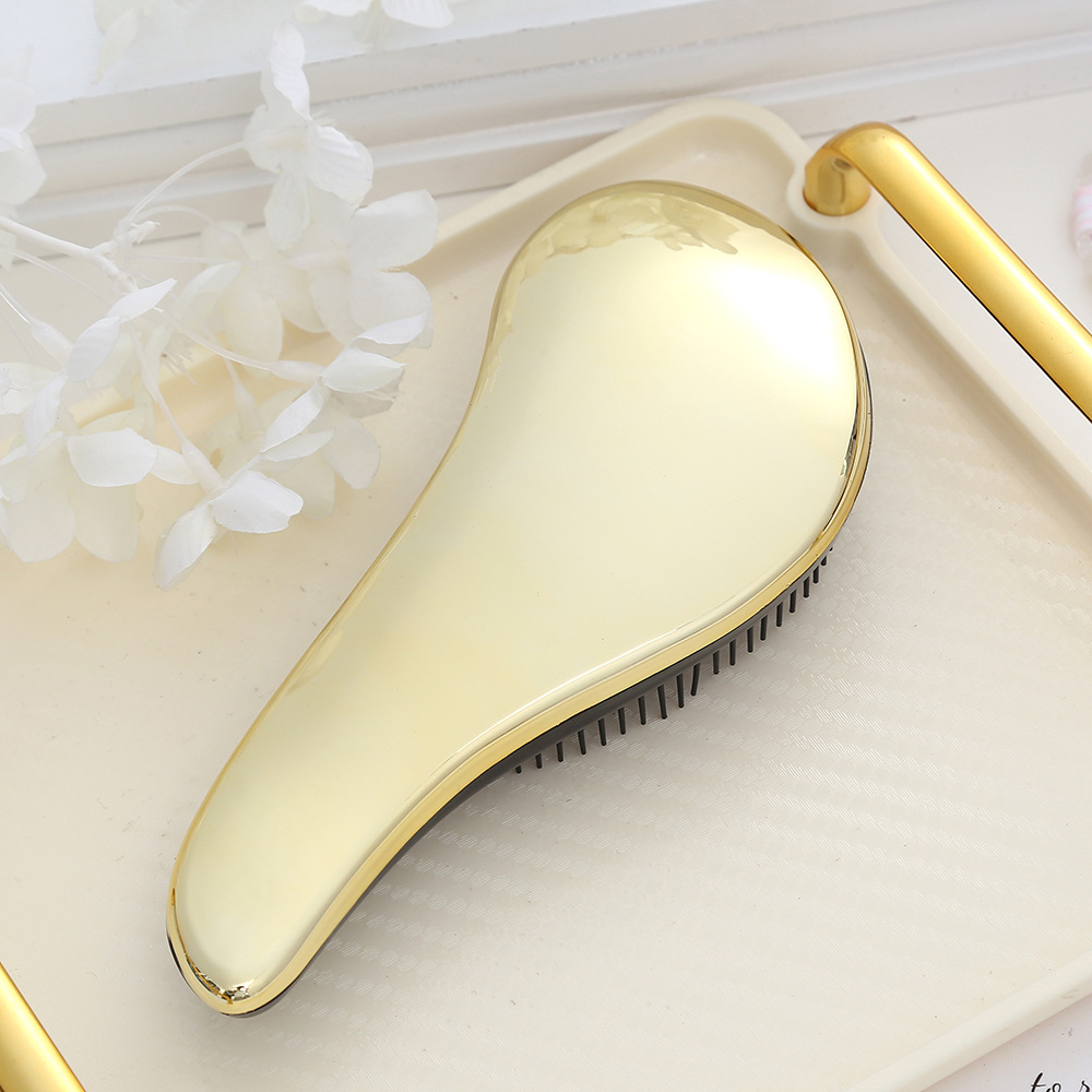Soft Bristles No Tangle Comb with Head Massage Feature - Perfectly Straightening & Detangling Tool