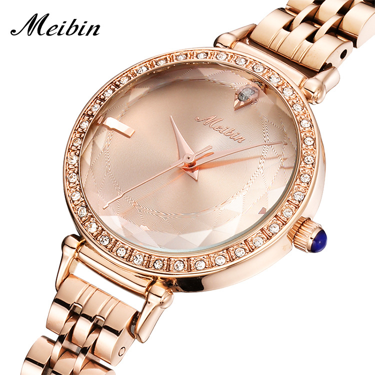 Women's watch compact dial simple temperament quartz ladies watch fashion thickness 10mm dial diameter 30mm alloy waterproof watch fashion 001