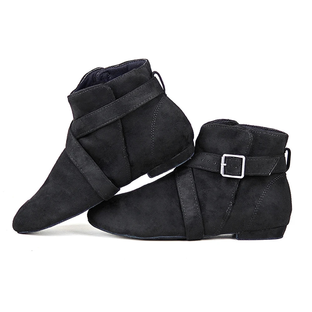 Jouncing Urban Soul Short Tube Ethnic Dance Women Line Dancing Women Dancing Salsa Western Country Suede Long Dance Boots 241113
