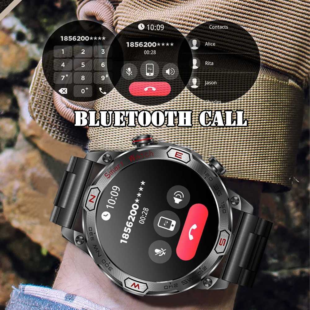 2024 New True AMOLED Smart Watch for Men with 450mAh Battery Fitness Tracker IP68 Waterproof Call Smart Watch Y241114