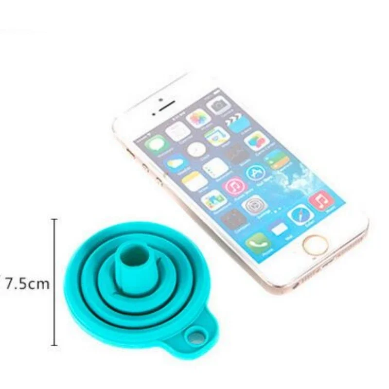 Engine Funnel Car Universal Silicone Liquid Funnel Washer Fluid Change Foldable Portable Auto Engine Oil Petrol Change Funnel