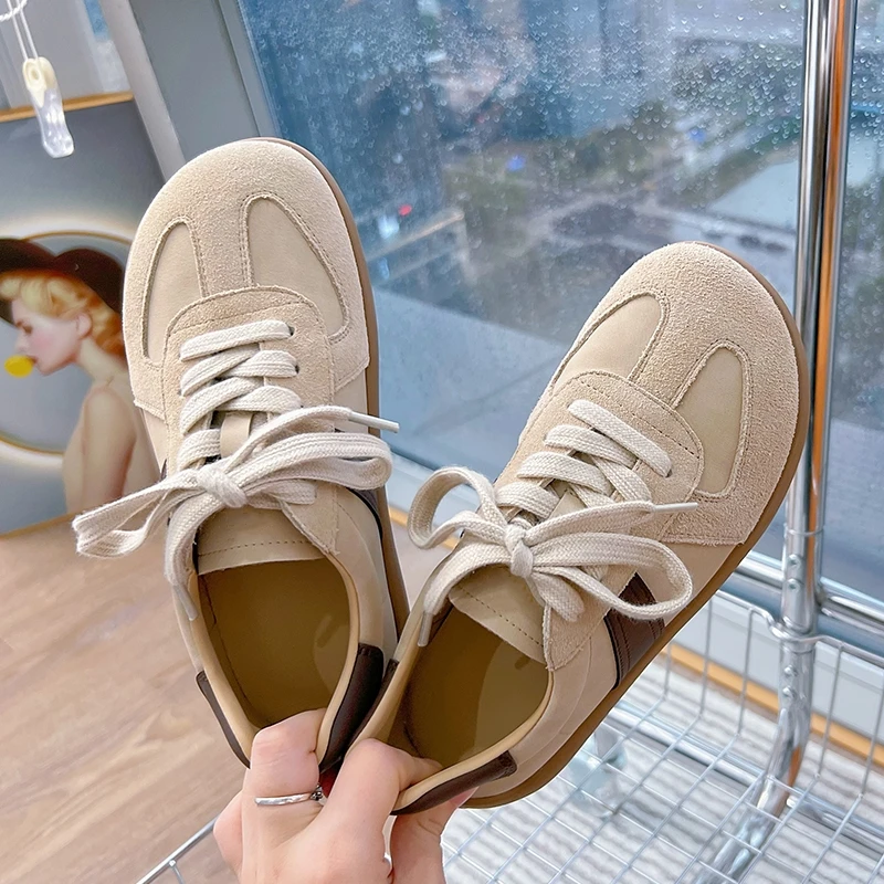 Flat Bottom Women's Sports Shoes Non-slip Fashion German Training Shoes Women's Casual Comfortable Women's Shoes