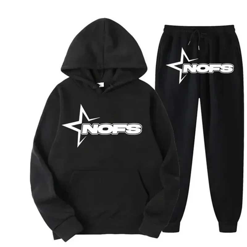 2024 men and women of the same fashion trend hoodie casual two-piece suit jacket pants fashion brand printing size S-3XL X2503121