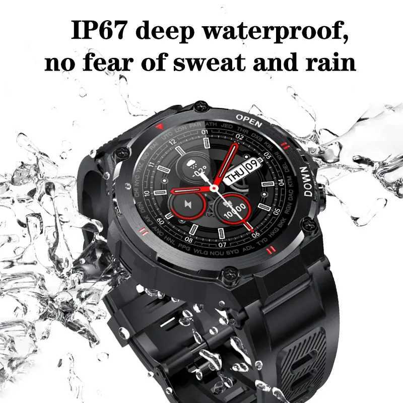 CanMixs K22 Watch Call Smart Watch Mens Outdoor Sports Fitness Tracker Music Play Android iOS Smart Watch Y241114