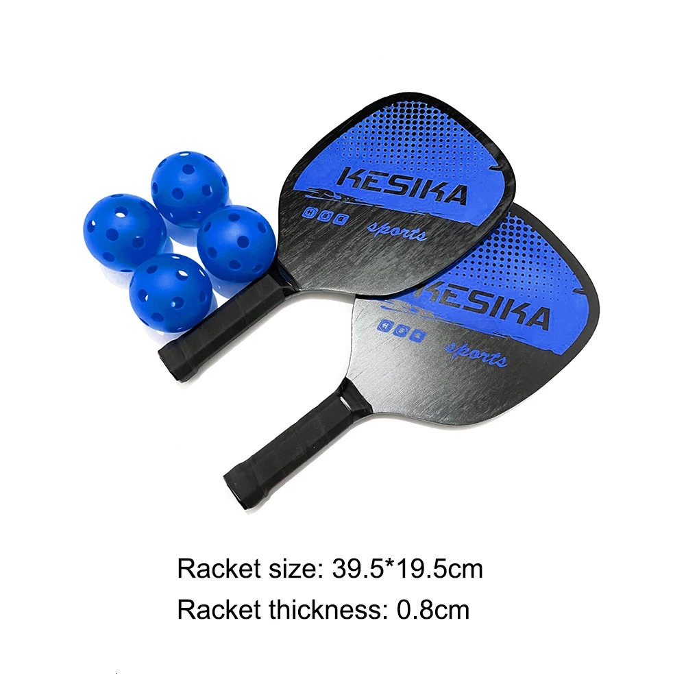 Pickle Paddles Rackets Set Pickleball Balls with Carrying Bag For Men Women Racquet 4 Pickleballs 240401