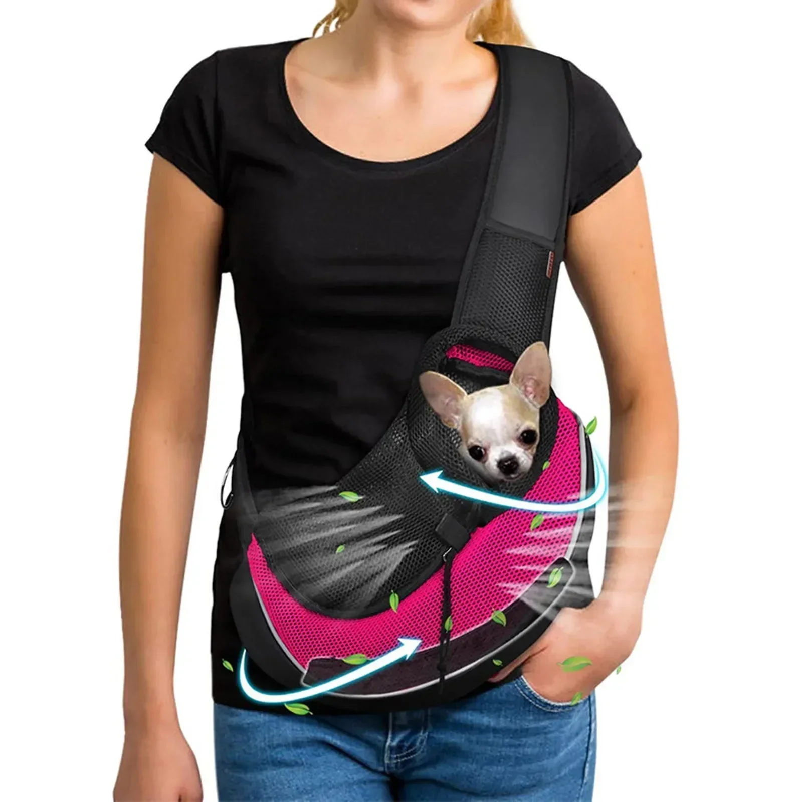 2026 New Puppy Portable Small Cat Backpack Pouch Sling Travel Bag Carry Carrier Pet Shoulder Mesh Hands Pocket With Breathable Dog Free Shipping