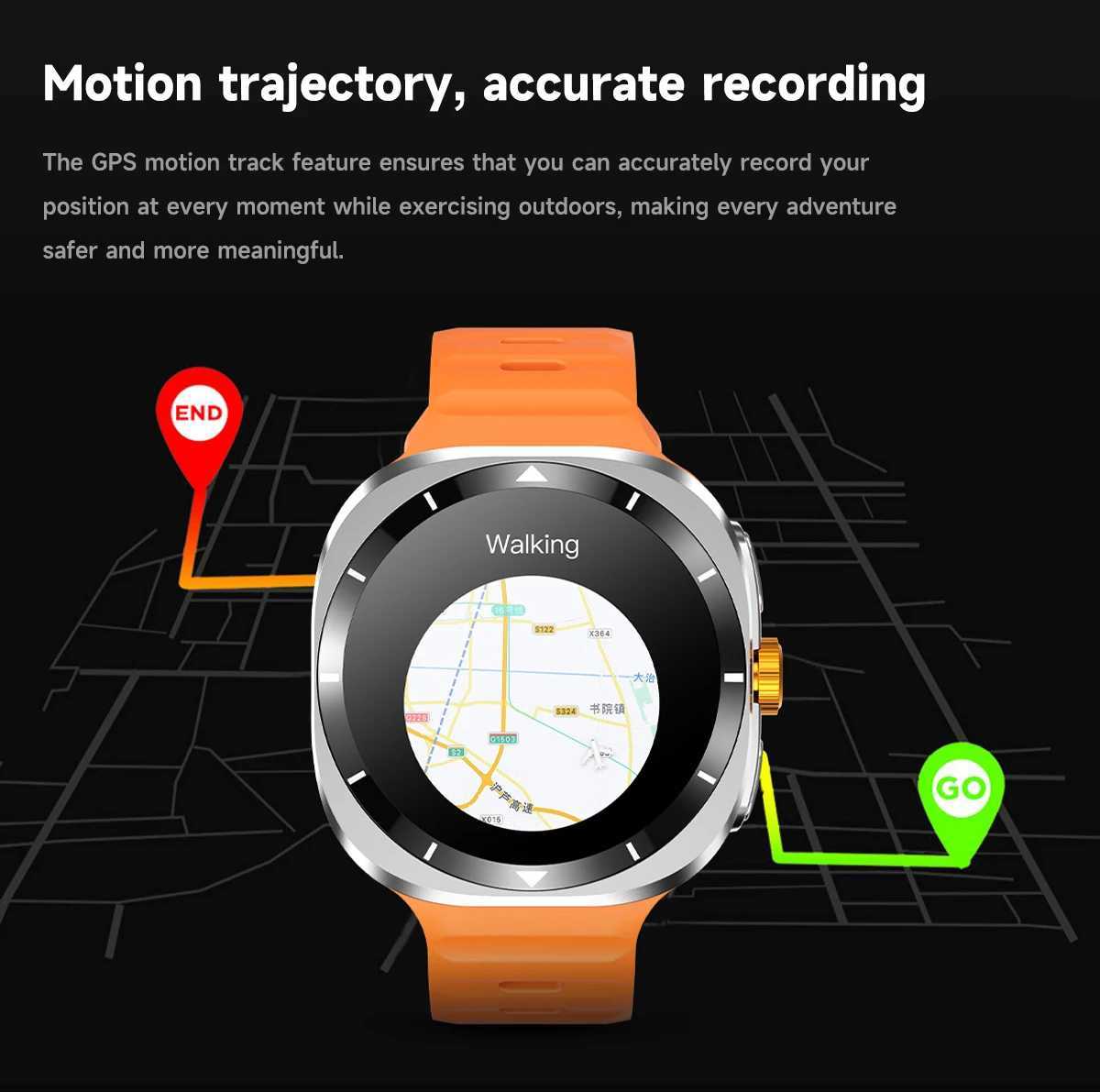 For Galaxy Watch 7 between ports Korea GPS Cpass NFC Smart Watch Outdoor Sport Man AMOLED BT Call Galaxy 7 Smartwatch Y250218