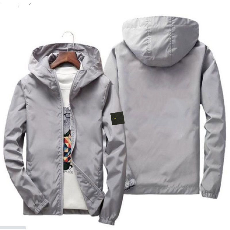 Men's hooded classic casual brand bomber spring and summer candy color fashion sun protection jacket men