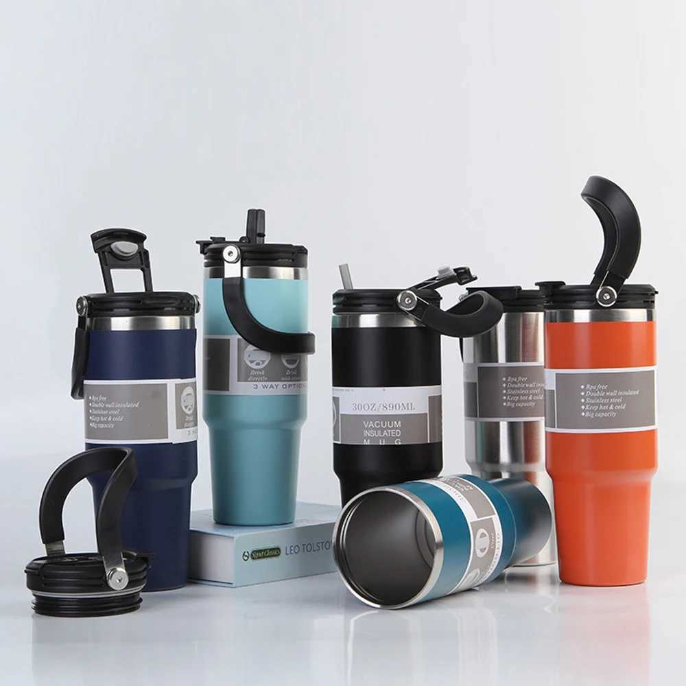 Stainless steel car cup multifunctional insulation and cooling cup water cup Y241114