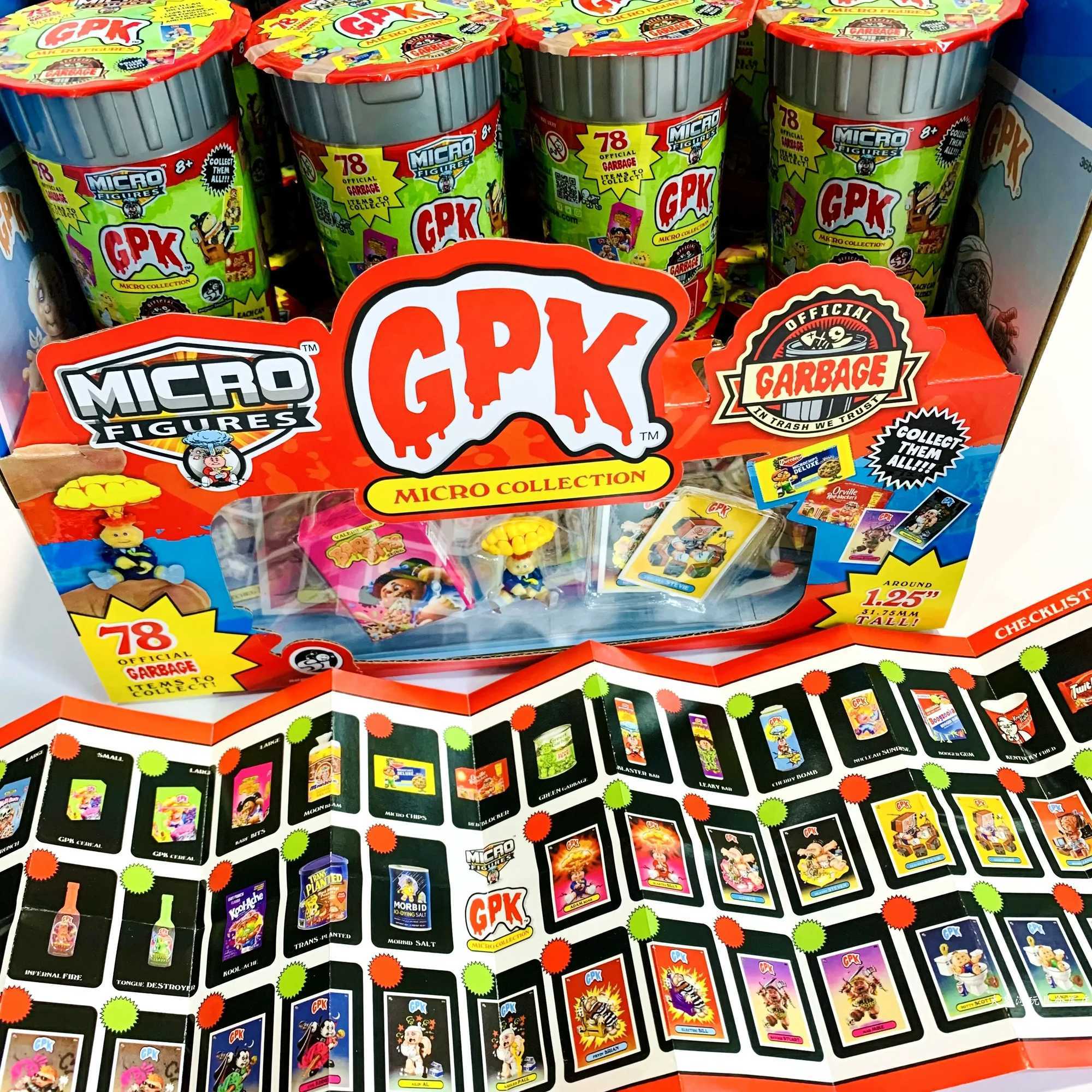 Micro Figures GPK Garbage Pail Kids Blind Box Mini Doll Gifts Toy Model Anime Figures Collect Ornaments W241114