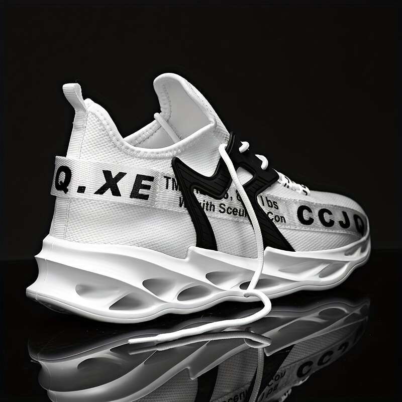 Athletic Sneakers Men - Breathable Comfort, Slip-Resistant, Lace-Up Design for Outdoor Sports & Casual Wear