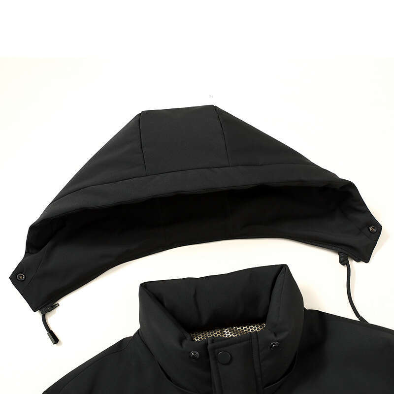 men's jacket designer autumn thick down jacket keep warm hooded jacket outdoor casual windbreaker winter puffer long sleeve coat windproof classi