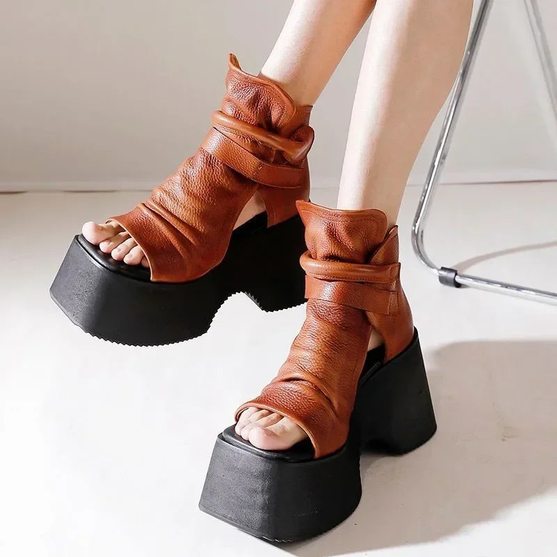 Wedge Sandal with Platform Woman Summer Fashion Casual Elegant er Urban s Trends Comfortable 241113