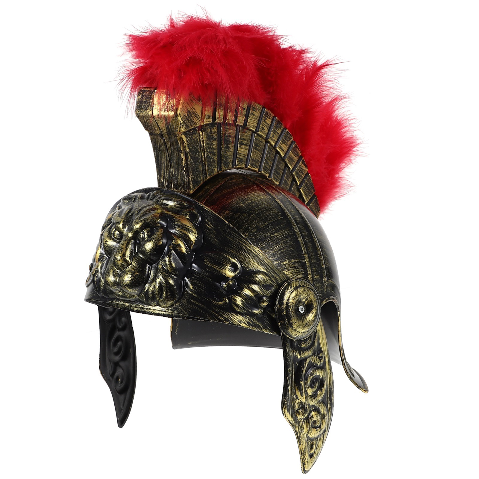 Costume Roman Prop Soldier Carnival Props Costume Hat for Christmas Halloween Cosplay Party Samurai smile
