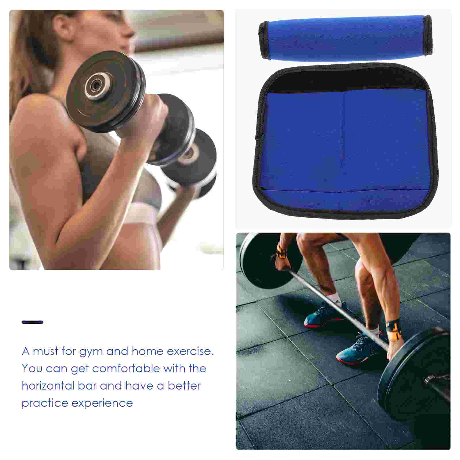 Horizontal Bar Sleeve Non-slip Sheath Barbell Pad Gym Equipment for Weight Lifting