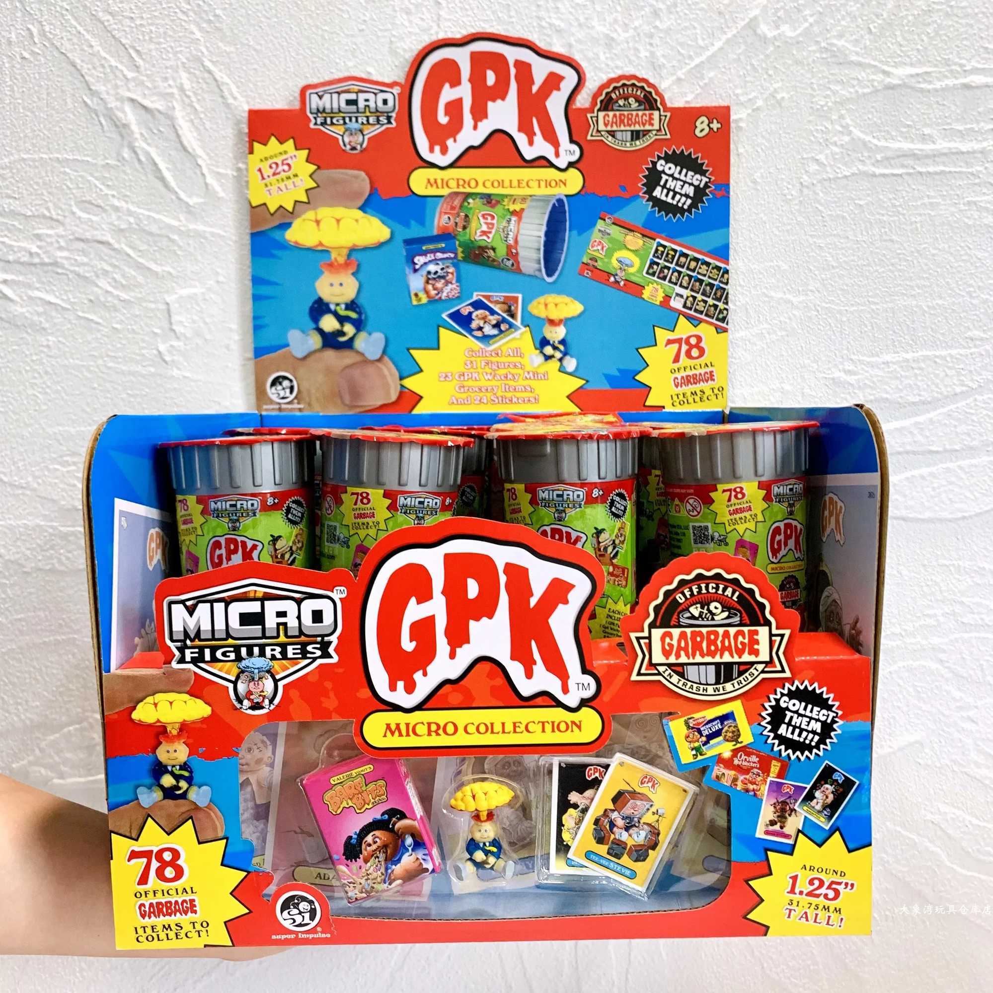 Micro Figures GPK Garbage Pail Kids Blind Box Mini Doll Gifts Toy Model Anime Figures Collect Ornaments W241114
