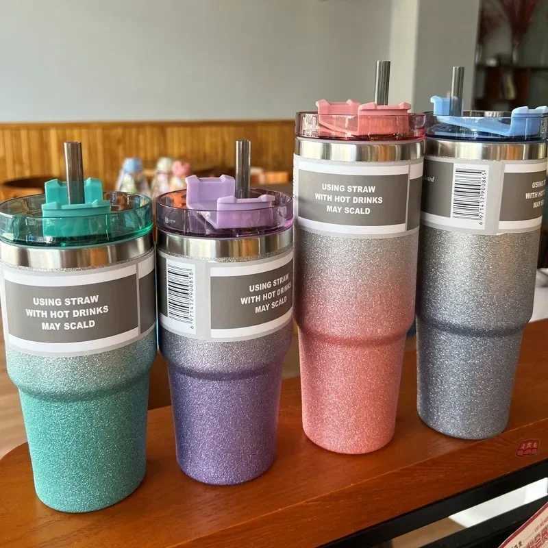 Vacuum insulated stainless steel hot g-type coffee cup with slotted insulated travel cup leak proof lid hot Bingba cup Y241114