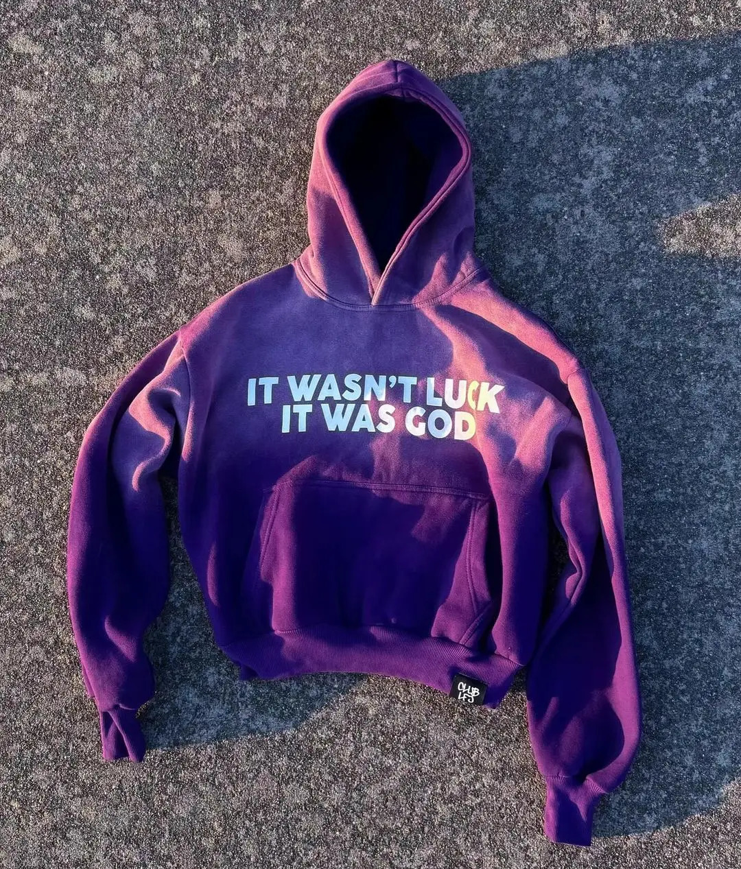 Vintage Streetwear God Letter Printed Hoodies Women Oversized Street Sweatshirt Harajuku 2024 Y2k Tops Men Clothing 241114