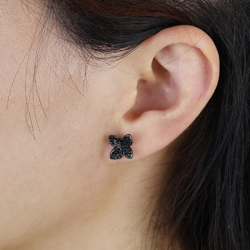 Hot Fashion wer Leaf Shaped Earrings for Women Gorgeous Micro Paed Bg Cubic Zirconia Bridal Wedding Jewelry