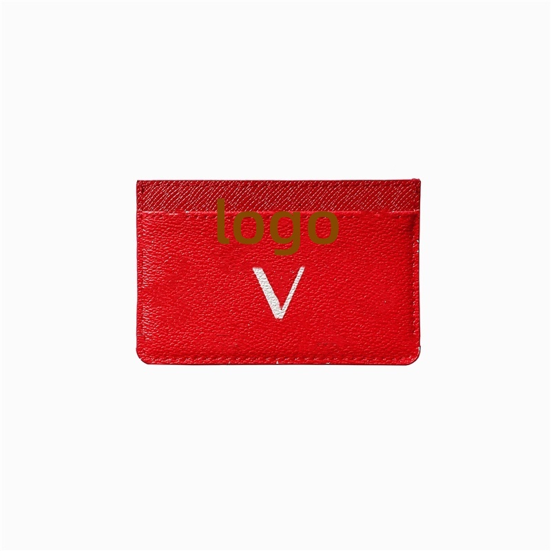Luxury brand card holders designer wallet with orginal box Credit ID Card Holder Sheepskin Leather Money Bags Cardholder Billfold Case For Men Women Coin Purse 87