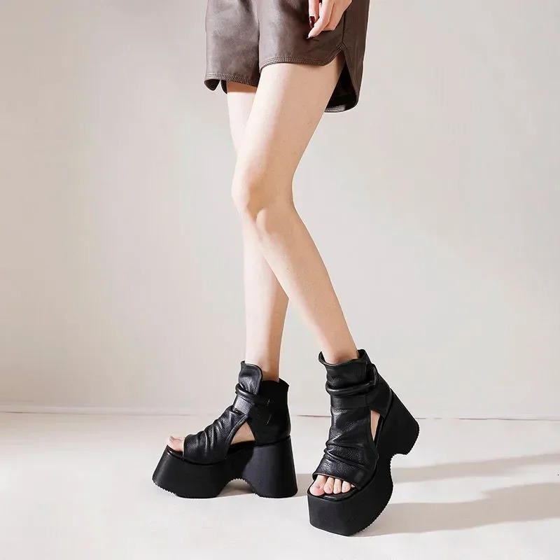 Wedge Sandal with Platform Woman Summer Fashion Casual Elegant er Urban s Trends Comfortable 241113