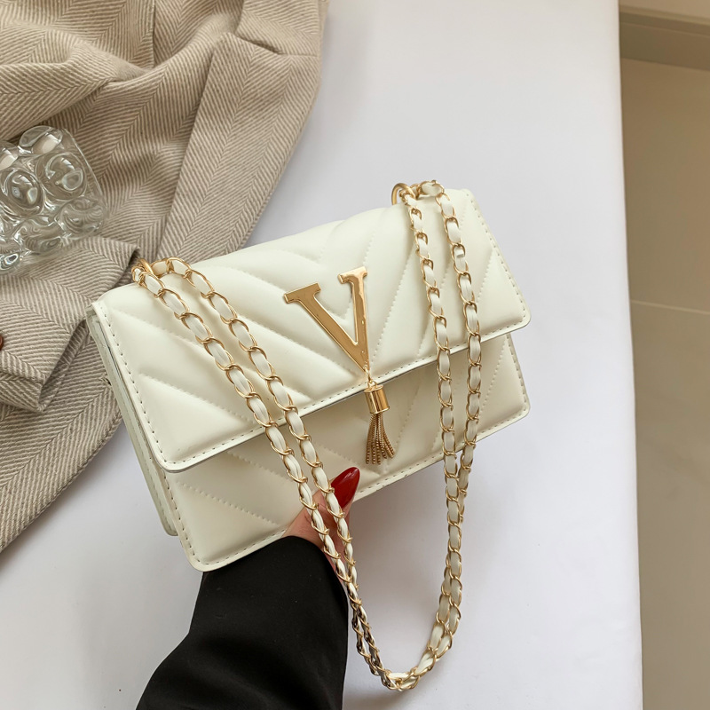 Fashion Women Shoulder Bags Soild Color Metal Decoration Crossbody Bag Travel Mobile Phone Pouch