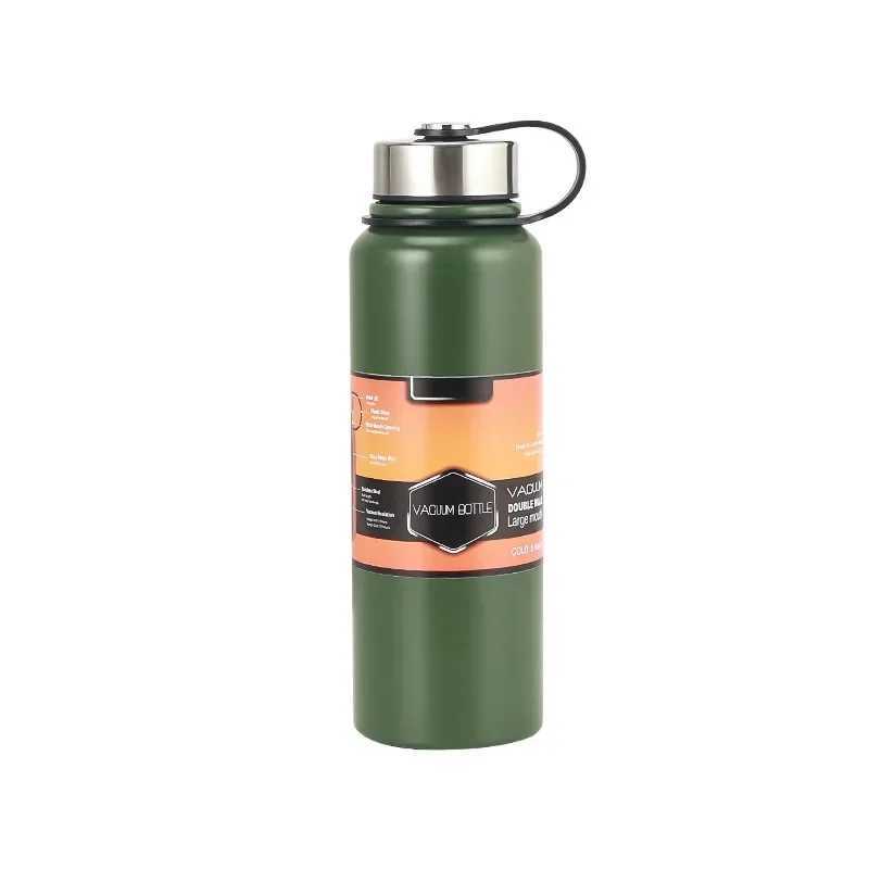 1.5 liter hot water bottle outdoor large capacity stainless steel hot water bottle portable sports water bottle Insulated flask Y241114