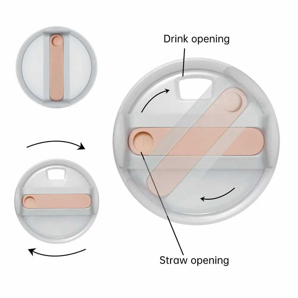 Replace the 40 ounce lid with a handle cover suitable for H2.0 40oz g cup accessories Y241114