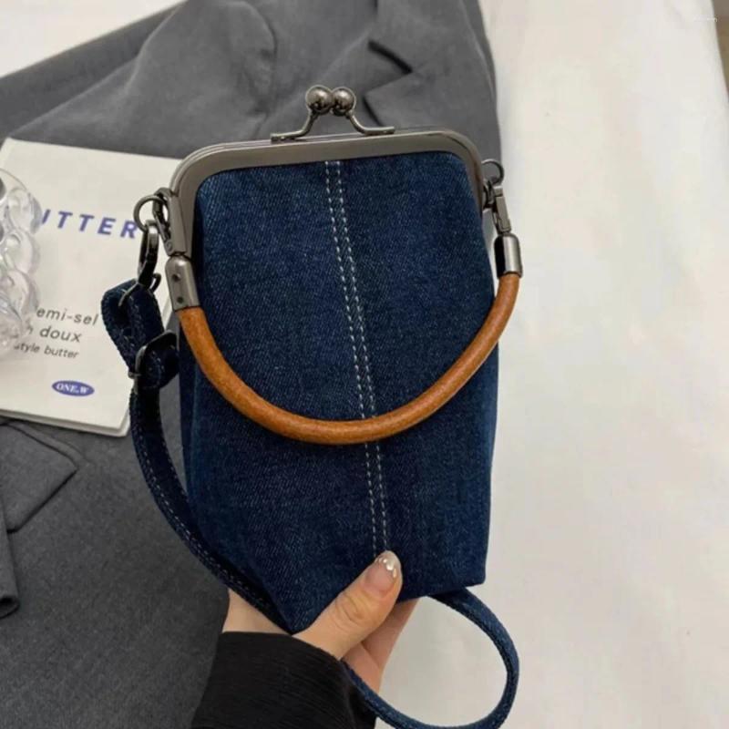 Shoulder Bags Unique Design Women Bag Denim Small Handbags Jeans Female Messenger Crossbody Phones Sg zhanyishengli
