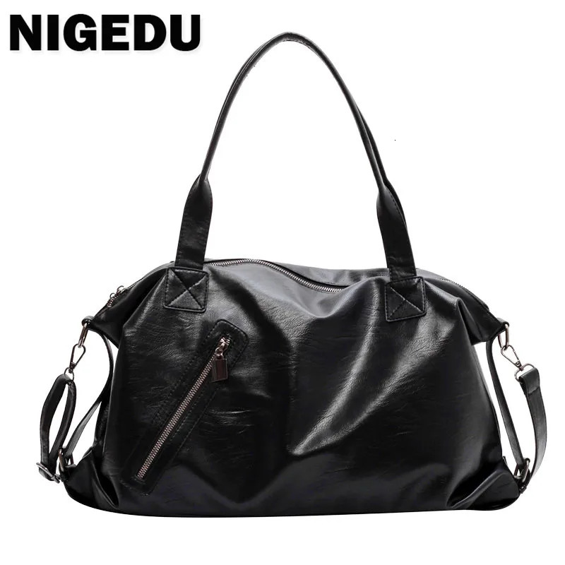 Women handbag Large capacity winter Soft PU leather Ladies big female Shoulder bags Travel shopping bags 241114