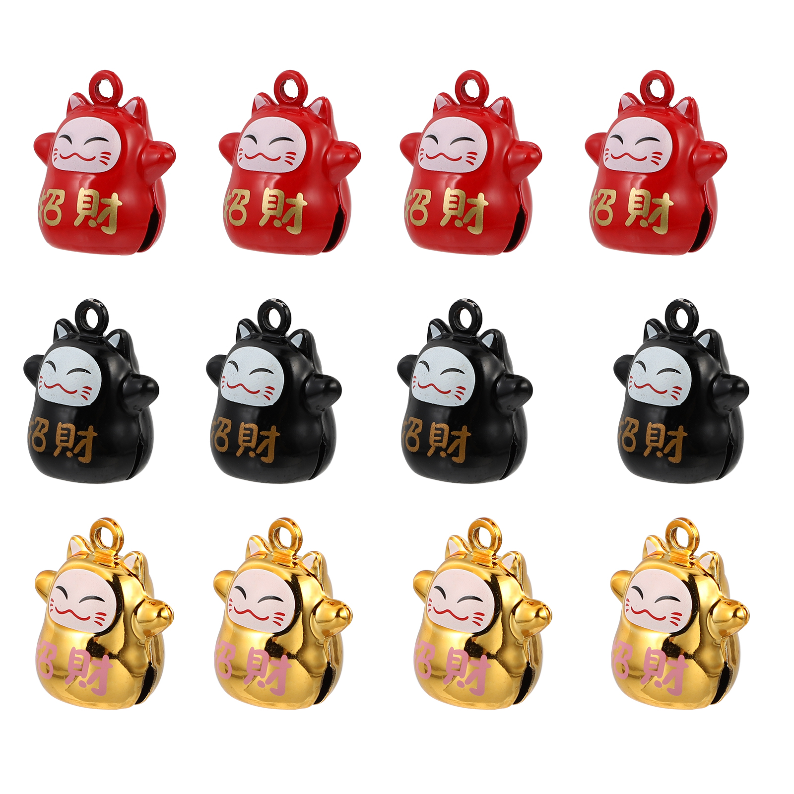 Jingle Bell Charms DIY Accessories Bells for Crafts Jewelry Making Accessories Fortune Cat Charm Tiny Bells