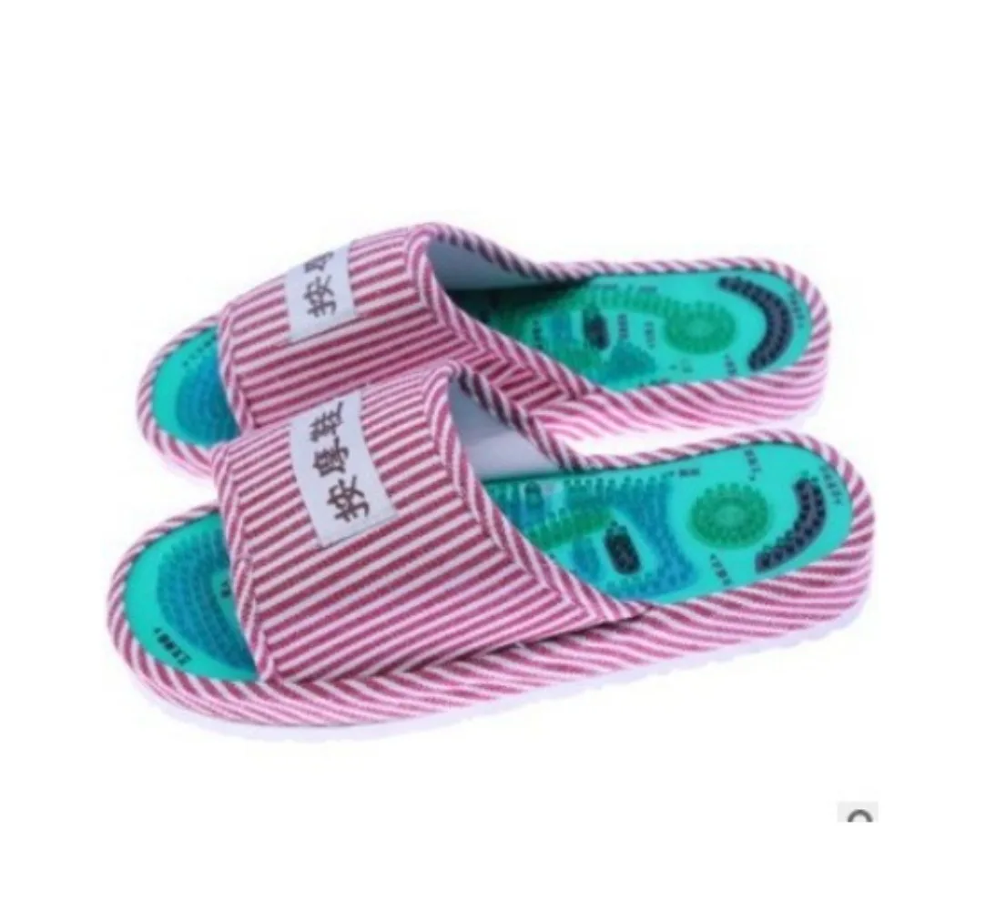 Pair Feet Massage Slippers Foot Reflexology Acupuncture Therapy Massager Walk Acupoint Health Care Shoes