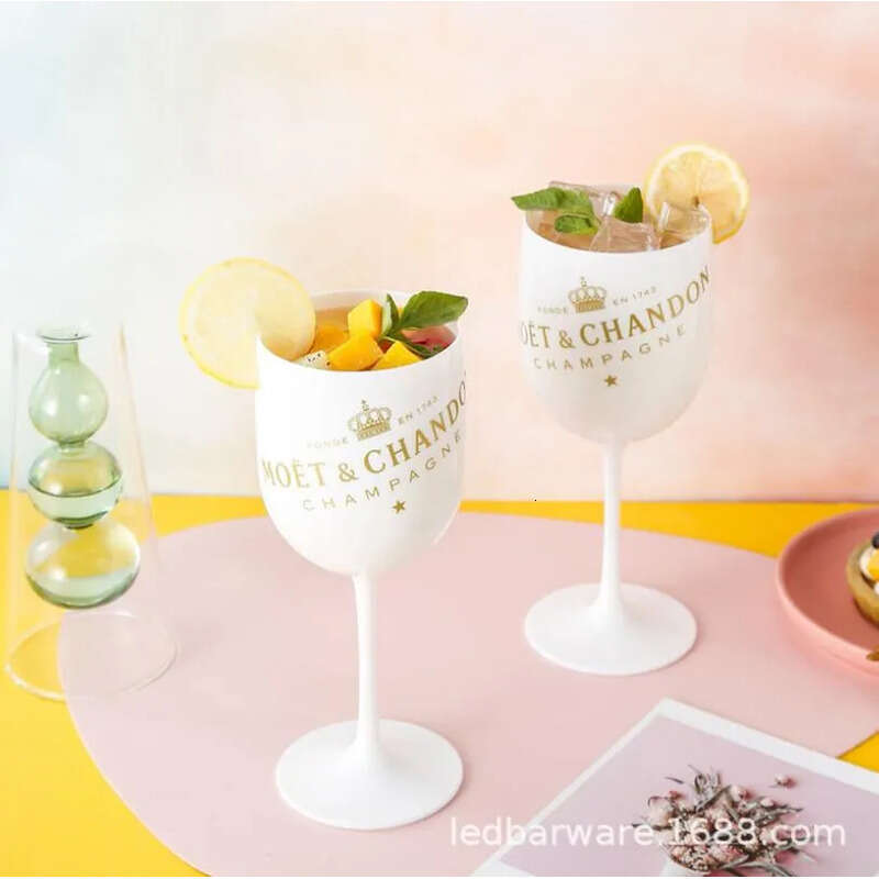 Wine Glasses 6Pcs Veuve Yellow Label Polycarbonate Clicquot Champagne Flutes Coupes Wisky Cups6361734 Drop Delivery Home Dhokp
