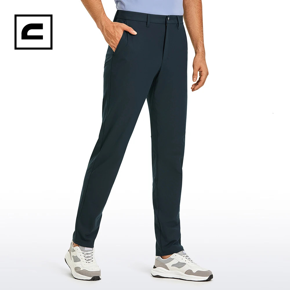 CRZ Yoga Mens All Day Comfortable Golf Pants -34 inch Quick Dry Lightweight Work and Leisure Backpack 241114