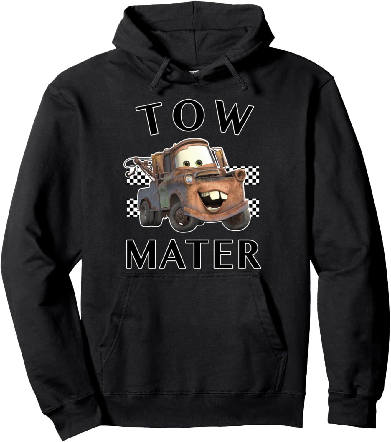 Hoodie for Mens Womens Pixar Cars Tow Mater Finish Graphic Hoodie Pullover Hoodie Graphic Hoodies sweatshirt