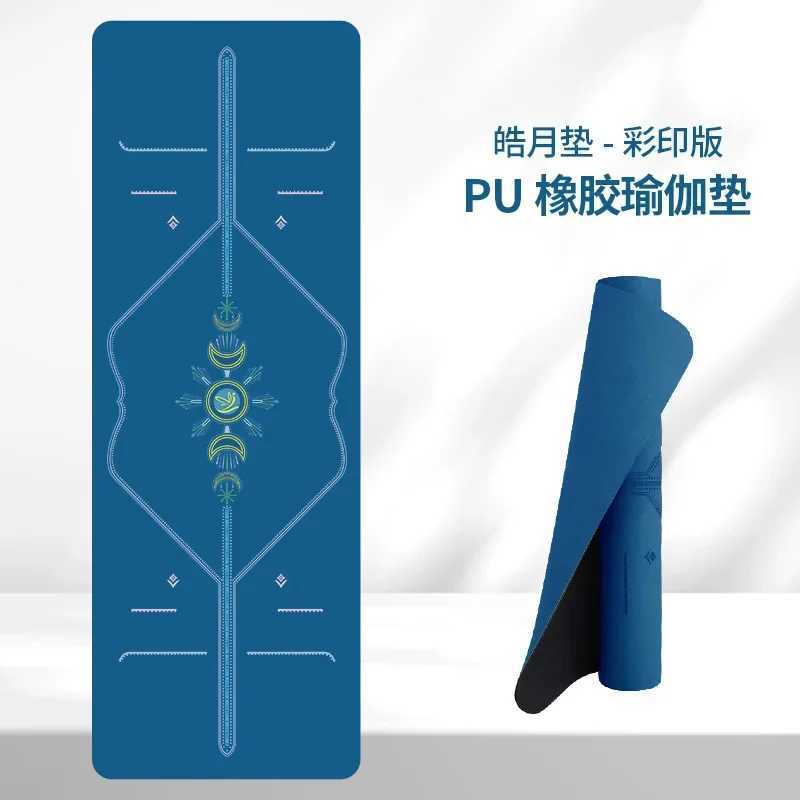 Zen Rhyme Newest Pu Natural Rubber Yoga Mat Sports Anti-Slip Home Fitn Workout Exercise tapis caoutchouc gym accoriesXJ241114
