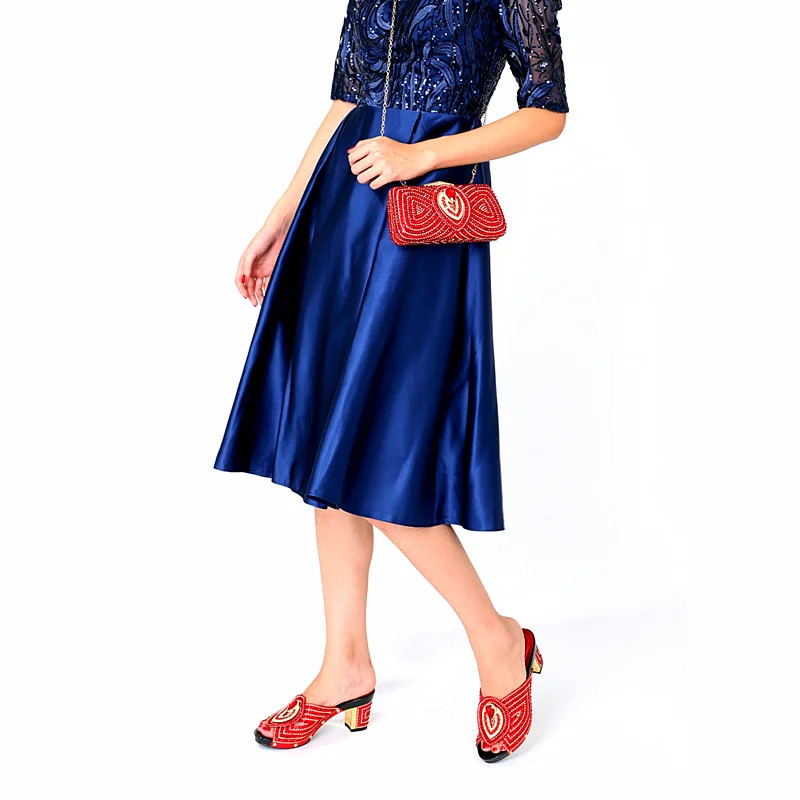 Ladies diamond handbag crystal high heels slippers Christmas party gifts Rhinestone banquet bag wedding shoe bag set 241113