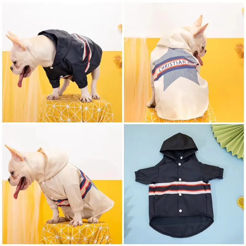 New Designer Clothes Small Dog Supplies Autumn and Winter Clothing Vest Cat Teddy Pomeranian Schnauzer French Bulldog Pet Trend Sweater Wholesale